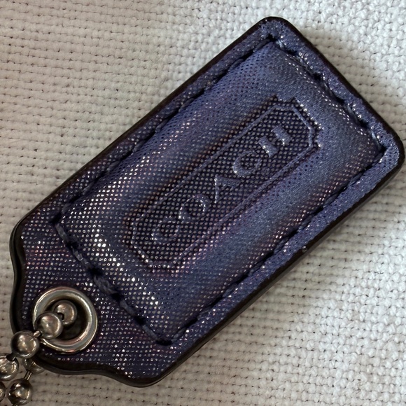 Like New Purple COACH Purse - Picture 5 of 7